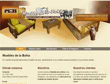 Tablet Screenshot of mueblesdelabahia.com